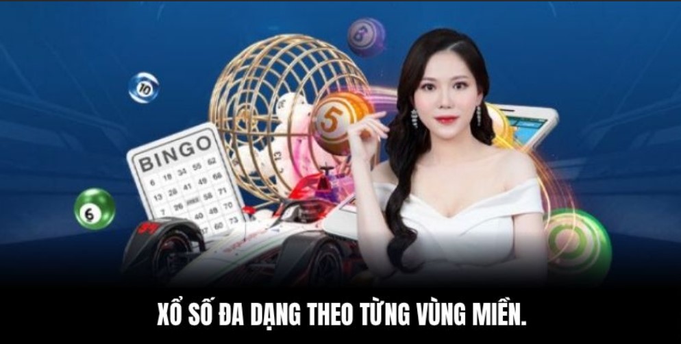 Xổ số trực tuyến đa dạng theo từng vùng miền.